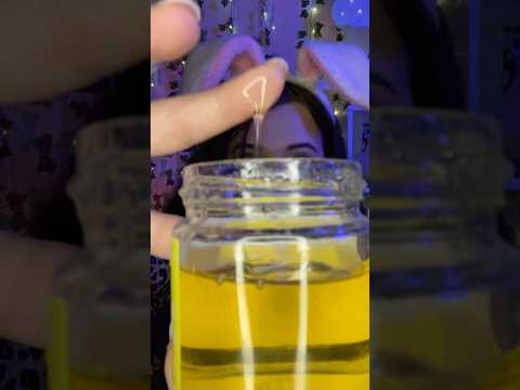 АСМР🍯Макияж мёдом🤤ASMR Makeup with honey 🍯 #asmr #асмр #персональноевнимание #relax #асмрмакияж