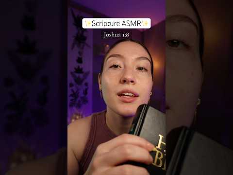 ASMR | God’s promise + Bible Tapping ✨#christianasmr #relax #sleeptoscripture