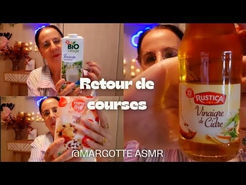Asmr français.    " Retour de courses "🛒🛒🛒