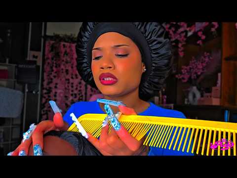 ASMR Rude & Ghetto Hairstylist Thats Having A Bad Day Does Your Hair While Oversharing