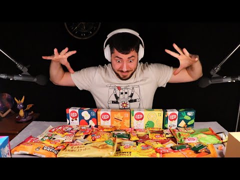 ASMR le plein de Kit Kat japonais