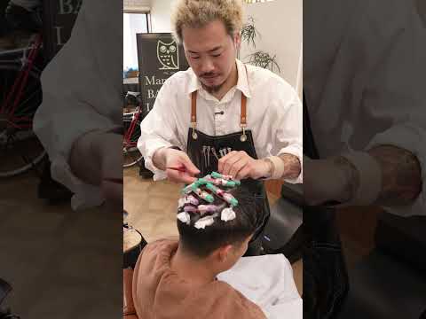 💈(ASMR) Watch This Hair Go Curly! Men’s Perm & Cut
