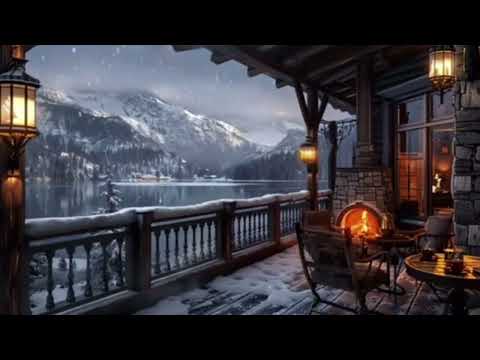 Cozy Relaxing Sounds of Soothing Jazz Music Winter Ambience