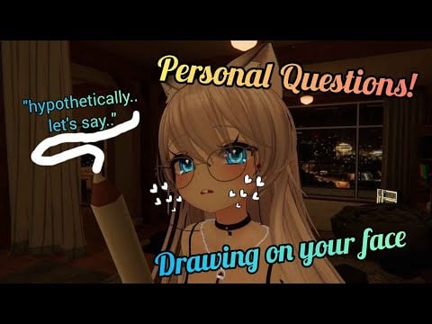 asking you totally serious personal questions! (for important research) | ASMR