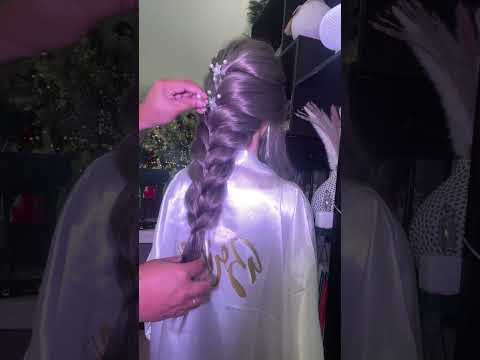 Wedding Hair Styling | ASMR | Different Styles W/ accessories, Hair Fixing - Finishing Touches