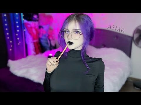 ⋅ ♰ suspicious goth therapist interviews you ASMR ♰ ⋅