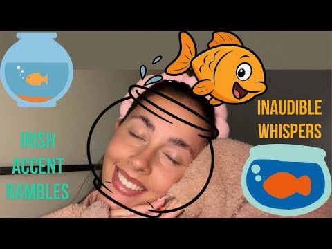 ASMR- Fishbowl effect (close inaudible whisper rambles)🐠