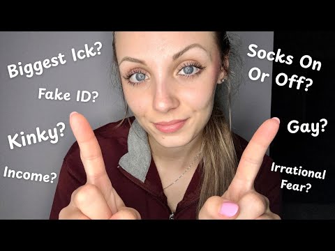 ASMR Asking You EXTREMELY Personal and Out of Pocket Questions! 💙 (Writing Sounds)