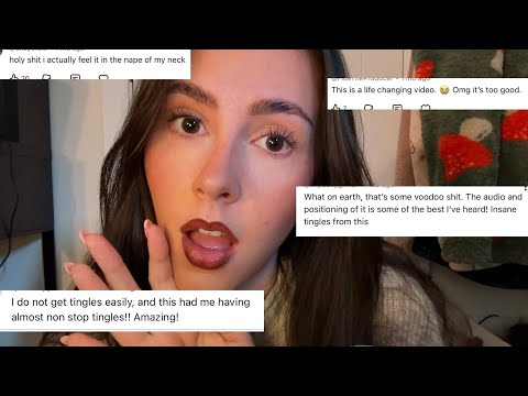 ASMR- Inspecting the NAPE OF YOUR NECK (again) for intense tingles 💫 (close ear to ear trigger)