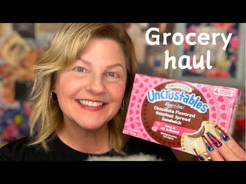 ASMR | Tingly Grocery Haul | Featuring Tapping with Long Colorful Nails 🥰💕✨