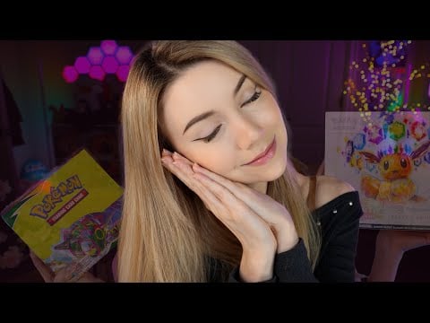 2 Hours Of Ear Pleasing ASMR For Sleep | Cozy Background Pokemon Card Pack Openings