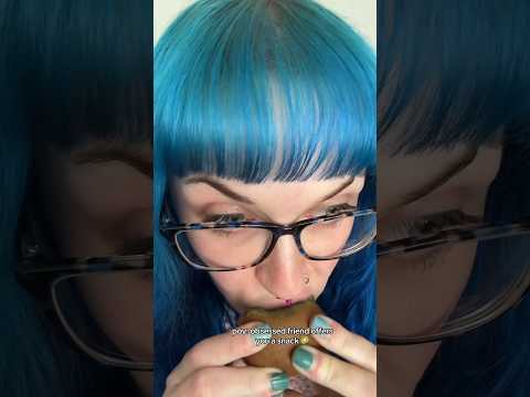 ASMR obsessed friend offers you a snack🥝 full on ✅⏰#shorts #asmreating #asmr #asmrroleplay