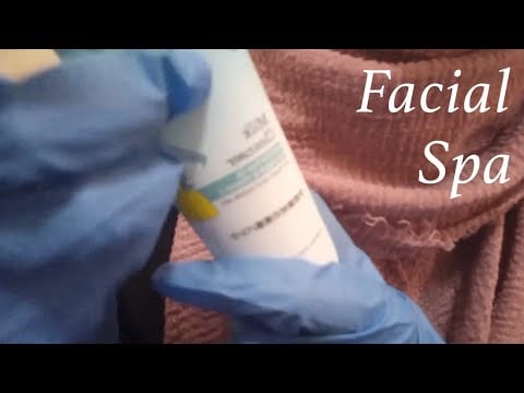 ASMR | Facial Spa (Layered sound) (Brush, Wipe, Massage you)