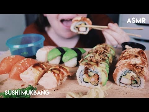 ASMR 🍣 SUSHI MUKBANG / Eating Sounds 🍴