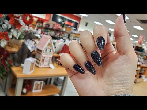Public ASMR at TJ Maxx🍒 Christmas Tapping (Fast Not Aggressive)