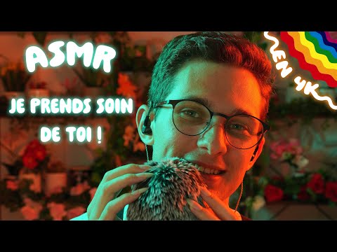 ASMR 4k | Affirmation positive et massage crânien pour t'endormir paisiblement ! 🧡