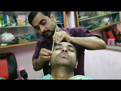 Relief your headache with pin pen massage therapy | indian asmr Head massage