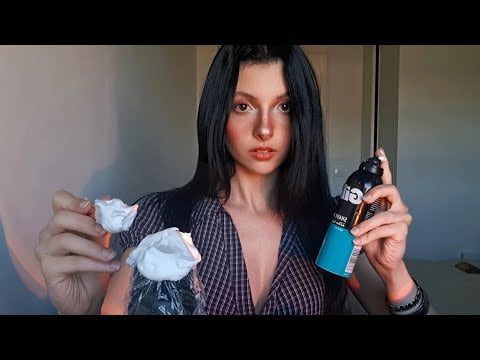 Men's pampering salon ASMR 