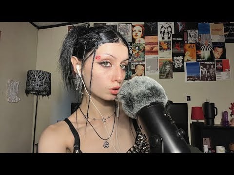 5 minute asmr- fast and aggressive mouth sounds 🖤