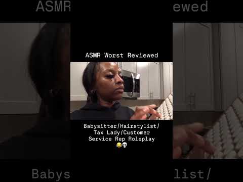 ASMR Horrible Babysitter/Hairstylist/Tax Lady/ Customer Service Rep Roleplay Snippet
