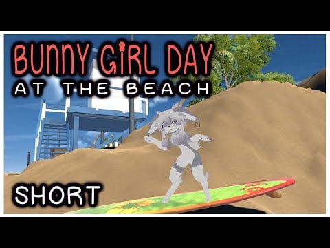 Whispaw's Shorts | Bunny Girl Beach Day! Celebrate it with a cute Bunny Girl! OwO