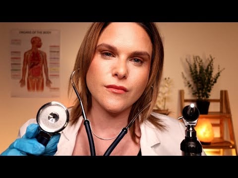 ASMR Full Physical Examination | Detailed Head-to-Toe Doctor Check