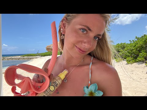 Beach ASMR | Soft Spoken 🌴🌺🩵🪸