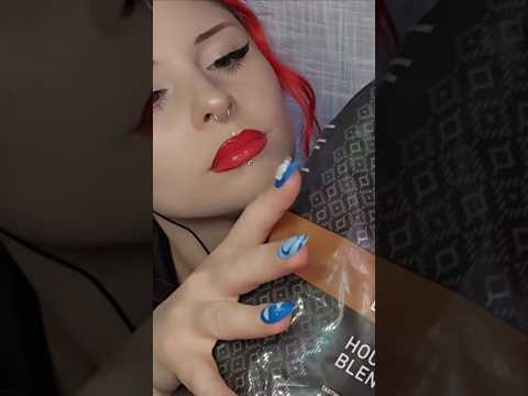 I got tingles from this whole video 💙 #asmr #crinklesounds #crackle