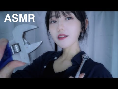 ASMR ロボット修理 ロールプレイ| 로봇 수리 ASMR | Robot Repair Roleplay 🔧