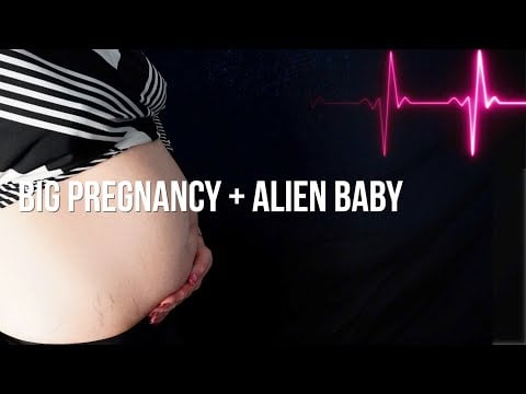 Bloated Belly Sounds Without A Mic + Accidental Alien Pregnancy With Heartbeat [ASMR]
