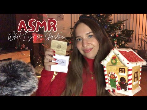 ASMR What I got for Christmas 2023 🎁✨ | makeup, jewelry & more (tapping, scratching, whispering)