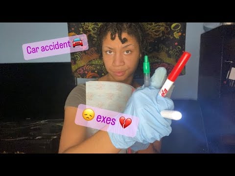 ASMR - Motorcycle Accident but your Ex is the Doctor Assessing You (Josephine)