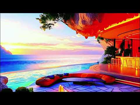 Relaxing Smooth Sound of Jazz Music and Soothing Sounds of Water Ocean Waves