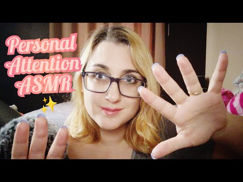 ASMR Personal Attention, Face Touching & Fixing Your Hair (for Desiree)