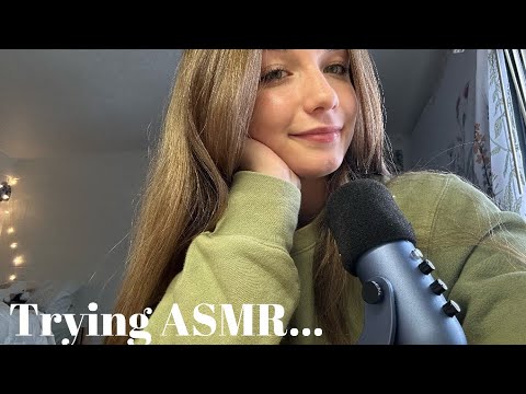 Trying ASMR... random triggers