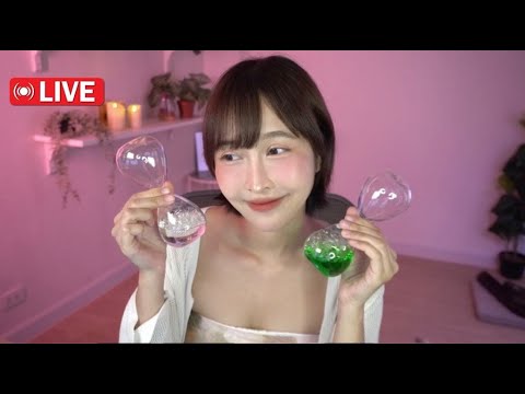 🔴 LIVE ASMR Relaxing l ฝนตกหนักแวะมาพักใจ