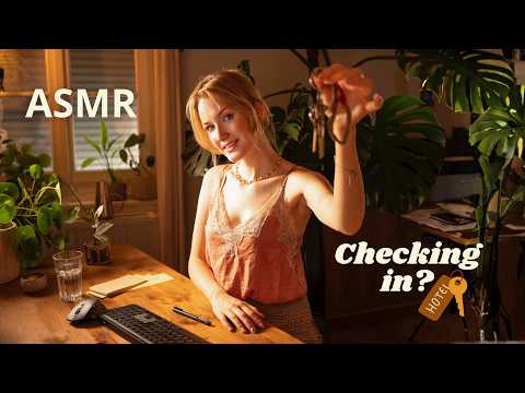 Sweet Receptionist Checks You In 🔑🏨 Hotel ASMR