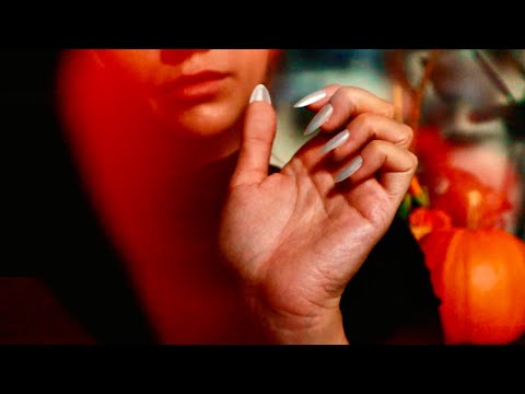 Hand Movements ASMR Mouth Sounds | Rain | Long Nails | You’re ok |  Hypnotic | Autumn Vibes