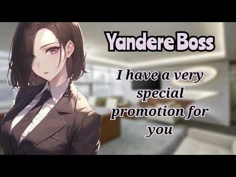 Yandere Boss gives you a Promotion (F4A) (Yandere ASMR)