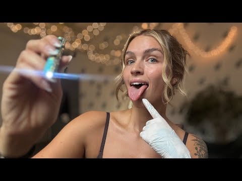 ASMR - QUICK MOUTH CHECK 