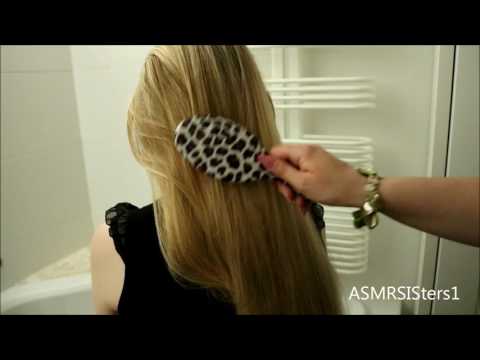 ♥ ♥ASMR Hair Brushing, Hair play & Back Scratching♥ ♥