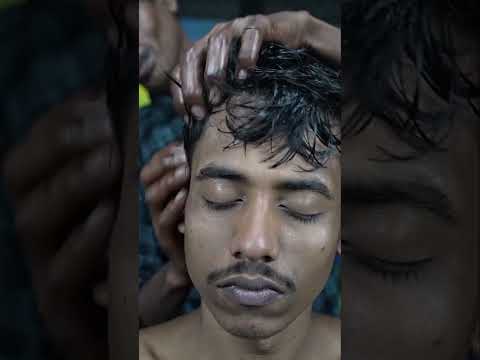 Neck Cracking Old School Barber Head Massage ASMR #shorts