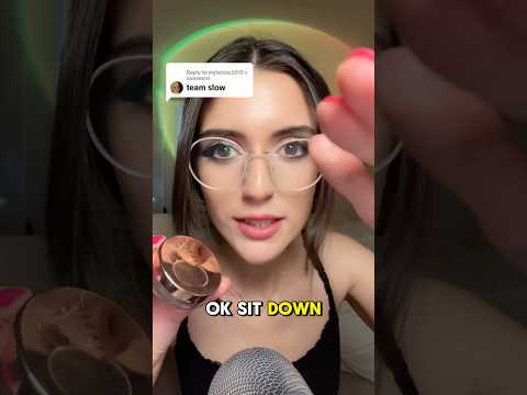Team fast or slow ASMR? #asmr #shorts #shortsviral