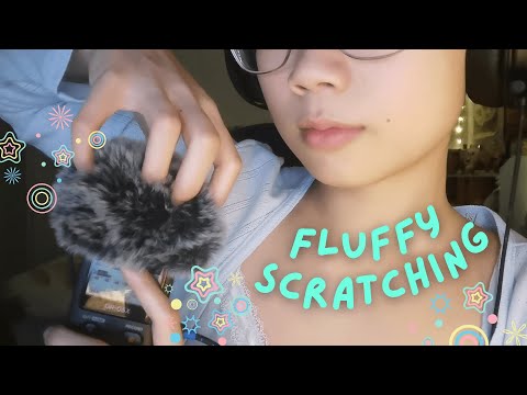 asmr | fluffy tascam scratching and whispered + soft spoken rambles