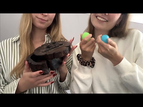 My friend tries ASMR again🤯 (german/deutsch)