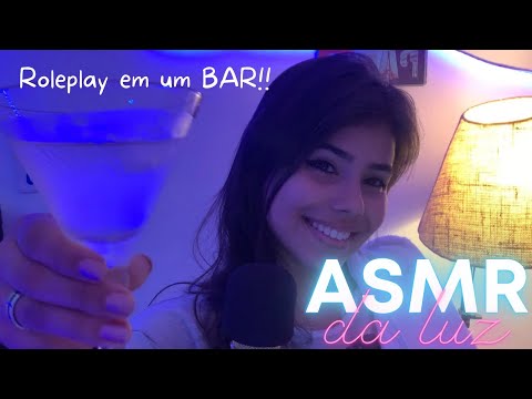 ASMR TE FAZENDO UM DRINK ROLEPLAY!! | voz suave | sons de gelo | tapping | vários gatilhos!!