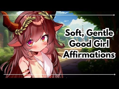 Cuddly, Soft Good Girl Affirmations For Sleep- [ASMR]