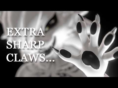 ASMR | Extra sharp claws.. for extra strong tingles~ [Intense mic scratching]
