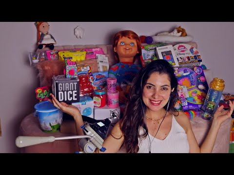 ASMR COMPRINHAS DOS EUA PARA OS VÍDEOS |  Sons de comprinhas - Sweet Carol