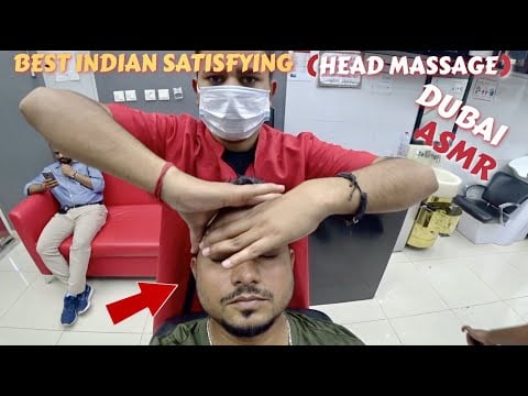 ASMR | $3 Best Indian Satisfying - Head Massage 🇦🇪